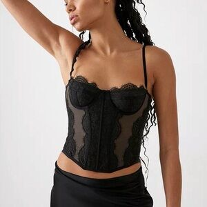 BLACK URBAN CORSET